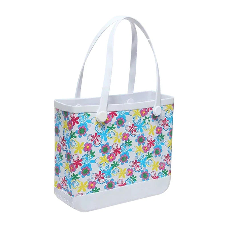 Rubber Beach Bag Waterproof Sandproof 2022 Summer Outdoor Tote Bag Portable Travel Storage Bags Sports Handbag Organization Box