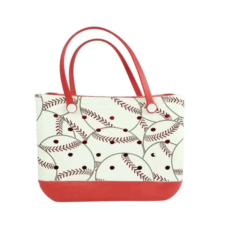 Rubber Beach Bag Waterproof Sandproof 2022 Summer Outdoor Tote Bag Portable Travel Storage Bags Sports Handbag Organization Box