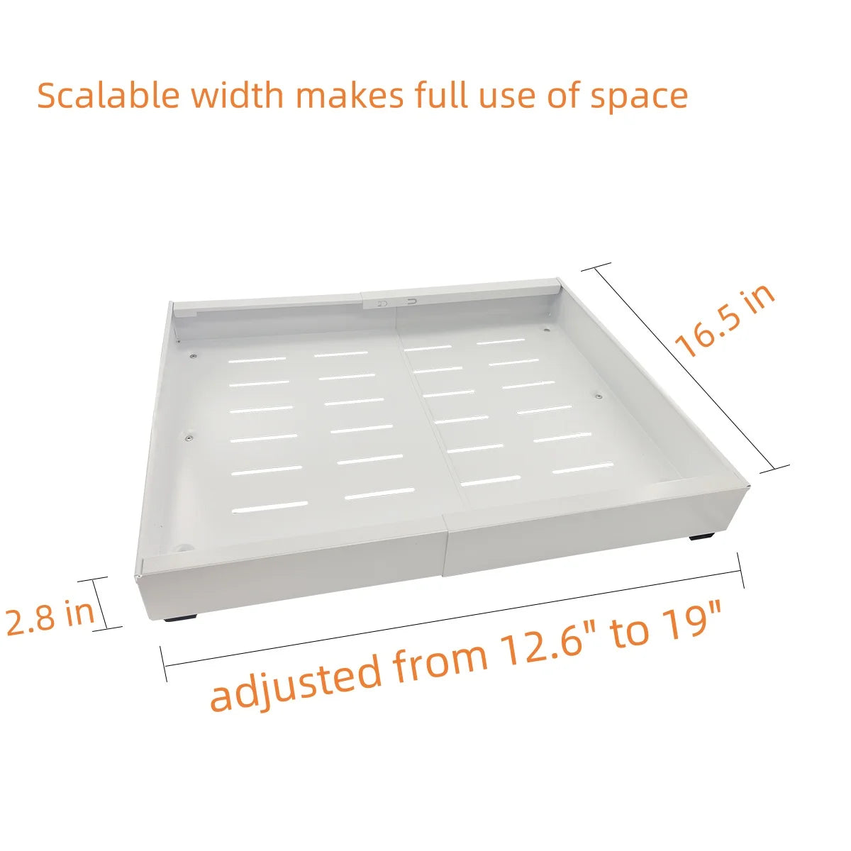 Extendable Pull-Out Cabinet Drawer Organizer - Heavy Duty Sliding Pantry Shelves for Under-Sink Storage