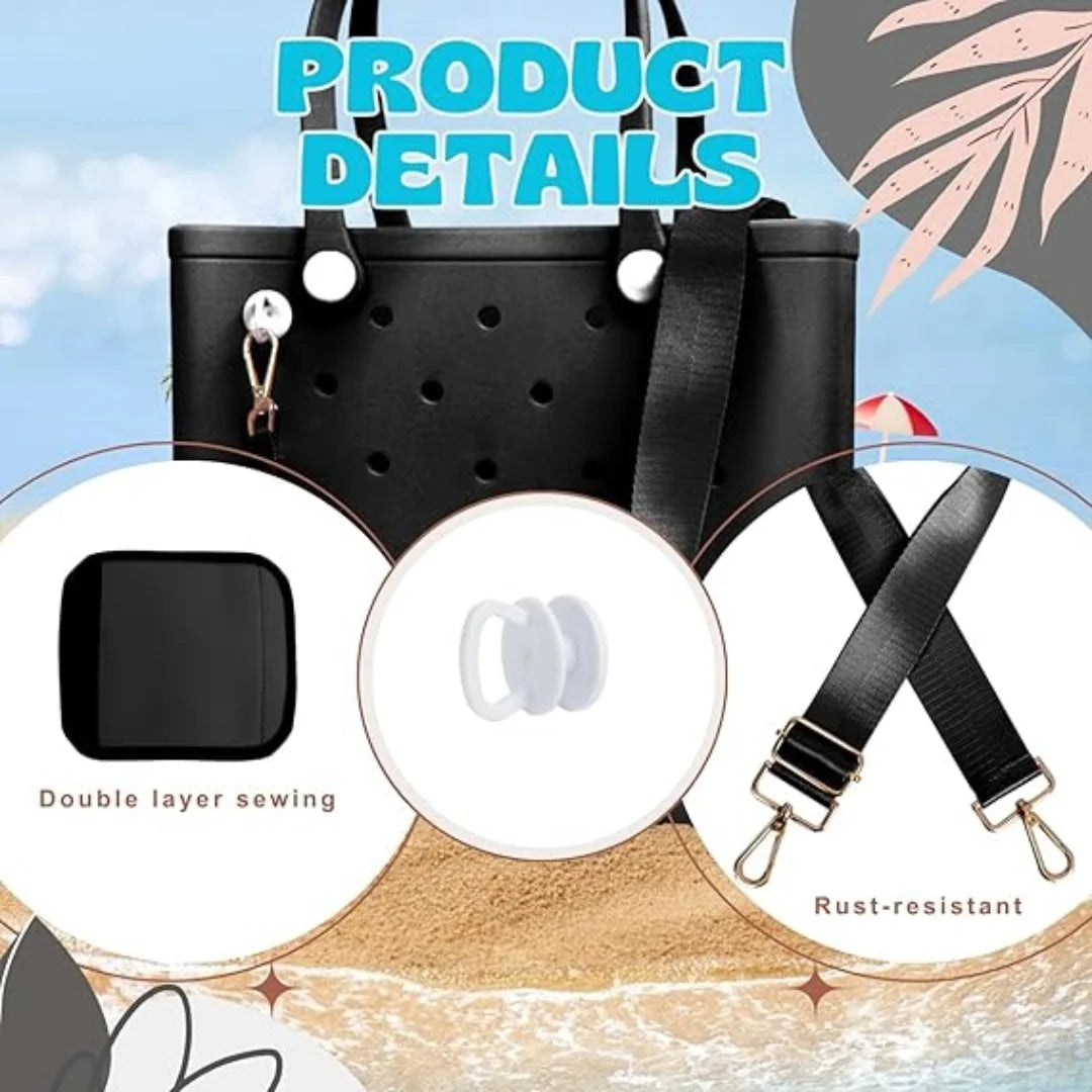 Bogg Bag's New Best Friend: The Adjustable Crossbody Strap Wrap with Detachable Pad for All Your Bag Adventures!