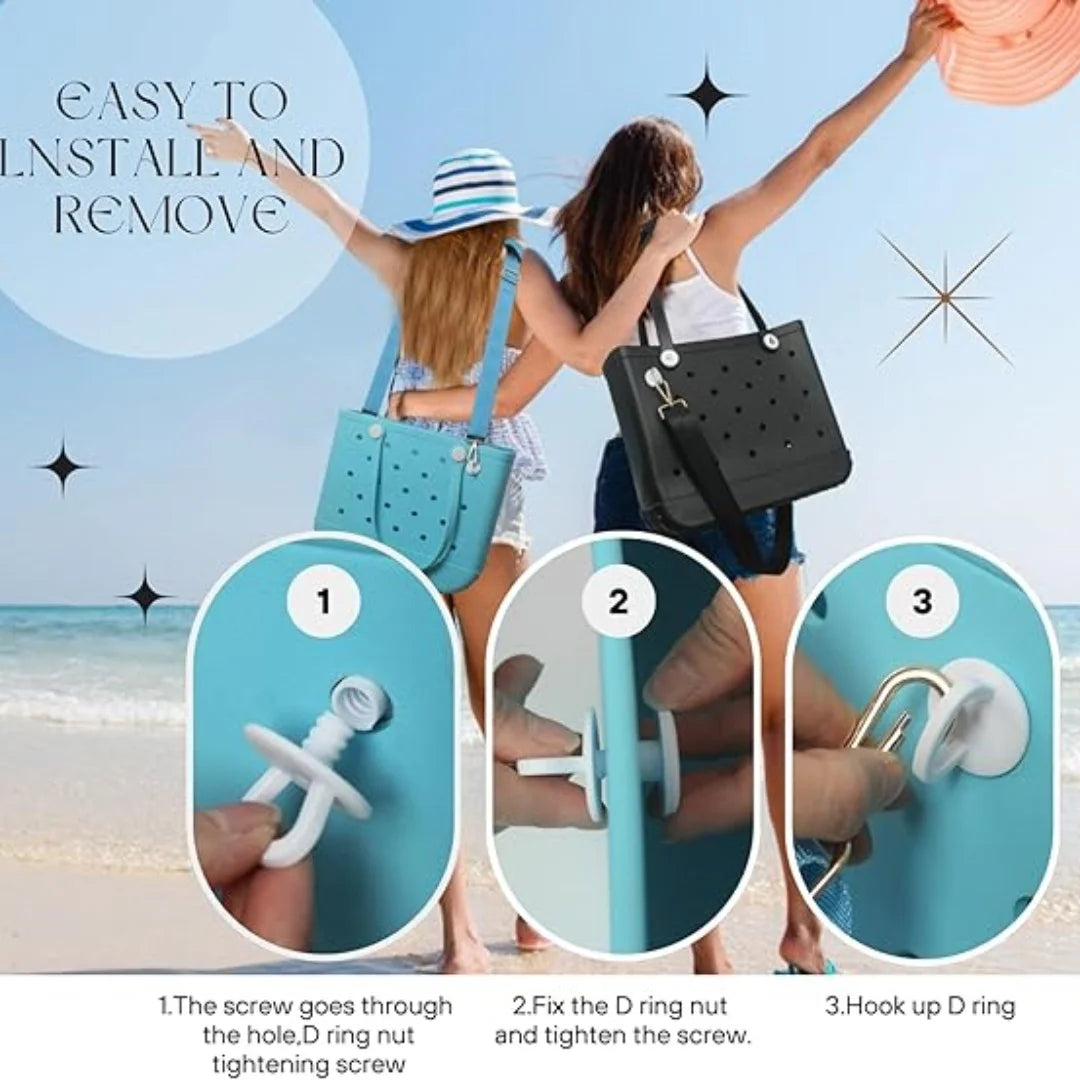 Bogg Bag's New Best Friend: The Adjustable Crossbody Strap Wrap with Detachable Pad for All Your Bag Adventures!