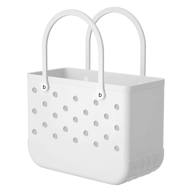 Rubber Beach Bag Waterproof Sandproof 2022 Summer Outdoor Tote Bag Portable Travel Storage Bags Sports Handbag Organization Box