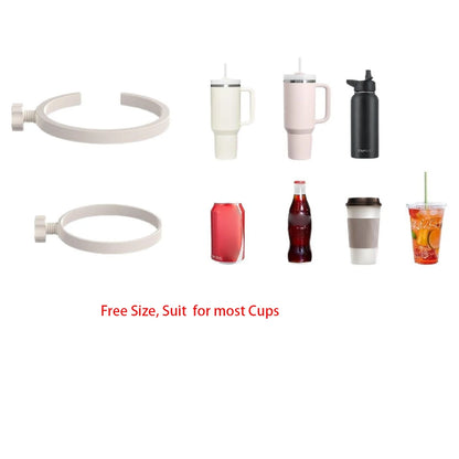 New 2Pcs Silicone Cup Holder for Bogg Bag Portable Anti-Slip Drinks Bottle Case Can Cup Holder for 16-40Oz