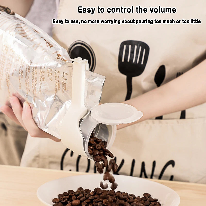 Snack Sealing Clip Fresh Keeping Sealer Clamp Plastic Helper Food Saver Travel Kitchen Gadgets Seal Pour Food Storage Bag Clip