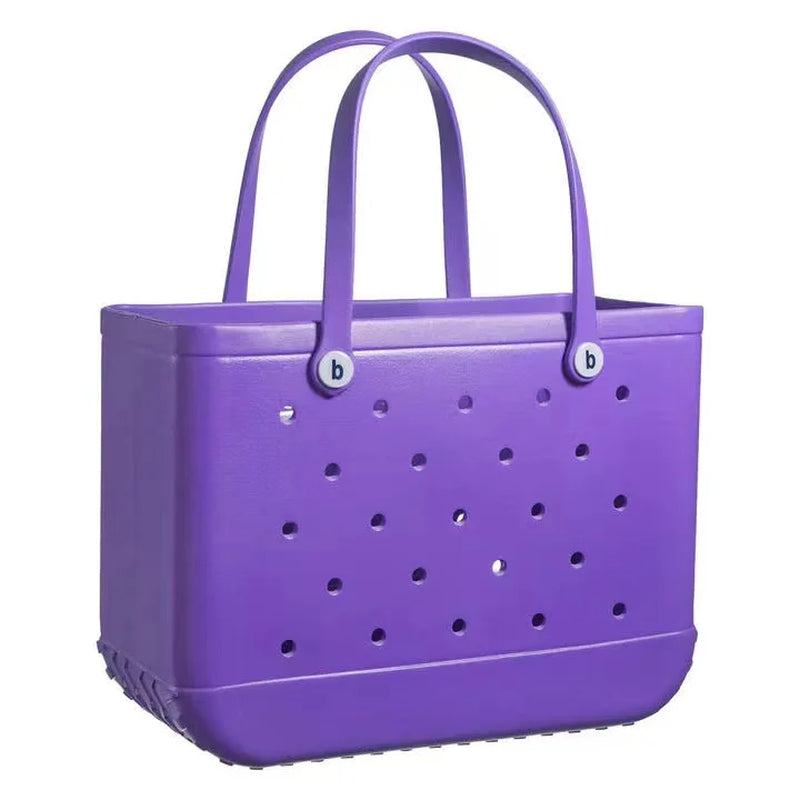 XL Eva Beach Boggs Bag Waterproof Extra Large Tote Bag Beach Basket Women Picnic Handbag 48Cm XL Tote Bag Rubber Shopping Bags