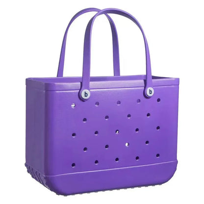 XL Eva Beach Boggs Bag Waterproof Extra Large Tote Bag Beach Basket Women Picnic Handbag 48Cm XL Tote Bag Rubber Shopping Bags
