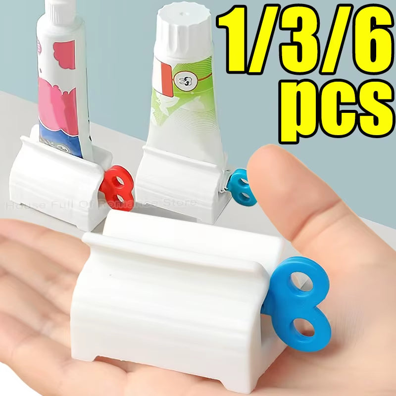 Portable Tube Squeezer & Holder - Hand Cream, Facial Cleanser, and Toothpaste Dispenser Tool