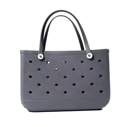 XL Eva Beach Boggs Bag Waterproof Extra Large Tote Bag Beach Basket Women Picnic Handbag 48Cm XL Tote Bag Rubber Shopping Bags