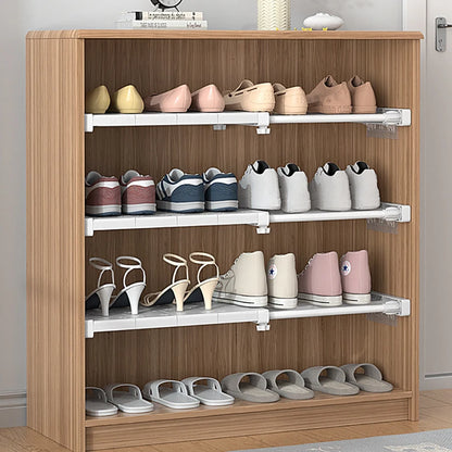 Expandable Metal Closet Organizer - Adjustable Tension Shelf & Rod for DIY Storage Solutions