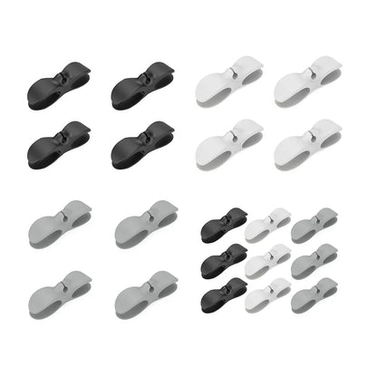 Self-Adhesive Power Cord Organizer - Durable Rubber Cable Holder for Home & Office
