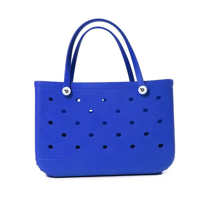 XL Eva Beach Boggs Bag Waterproof Extra Large Tote Bag Beach Basket Women Picnic Handbag 48Cm XL Tote Bag Rubber Shopping Bags