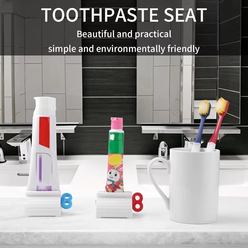 Portable Tube Squeezer & Holder - Hand Cream, Facial Cleanser, and Toothpaste Dispenser Tool