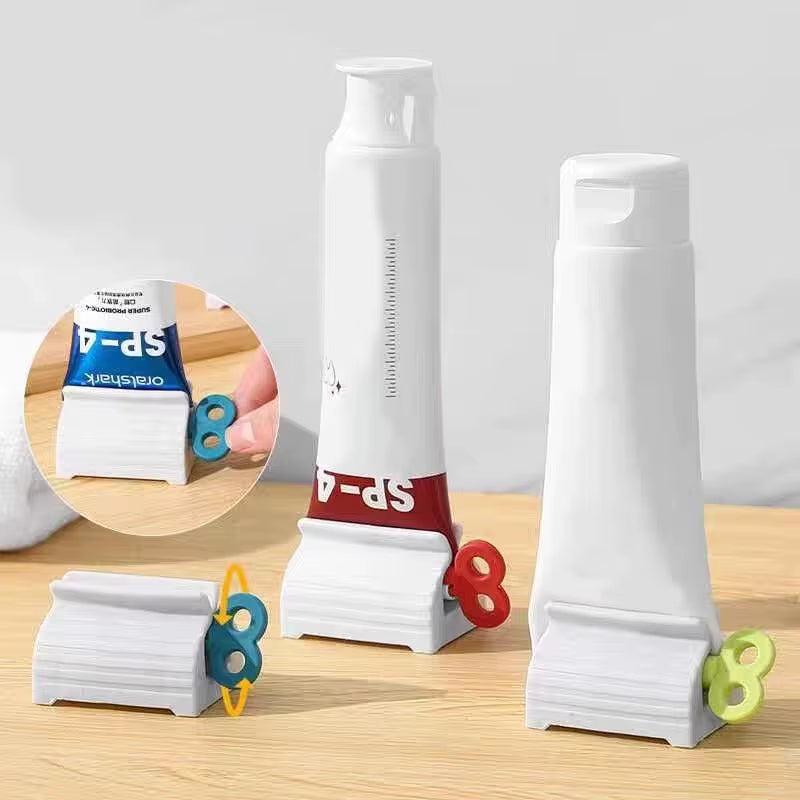 Portable Tube Squeezer & Holder - Hand Cream, Facial Cleanser, and Toothpaste Dispenser Tool