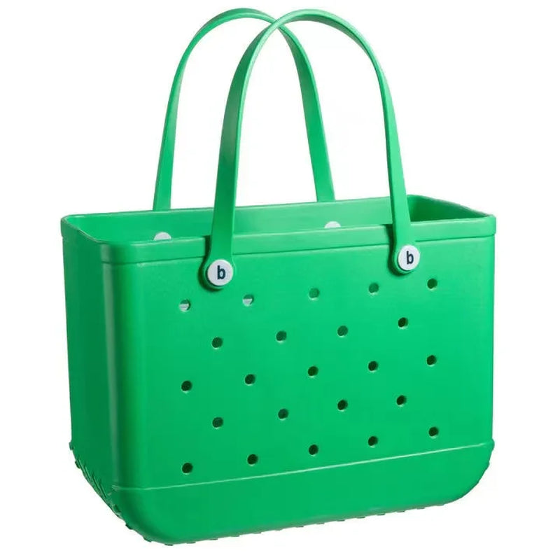 XL Eva Beach Boggs Bag Waterproof Extra Large Tote Bag Beach Basket Women Picnic Handbag 48Cm XL Tote Bag Rubber Shopping Bags